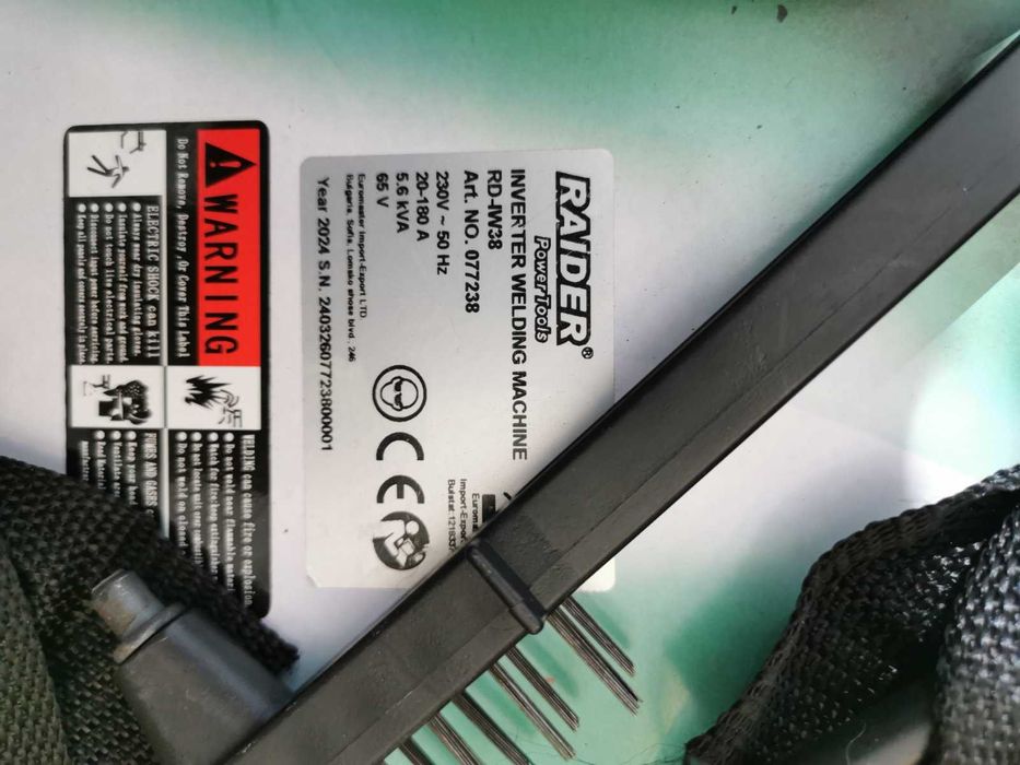 Инверторен електрожен Raider RD-IW38 BG