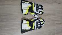 Mănuși Moto Shima STR-2 M 8.5 negru-alb-alb-galben-fluorescent