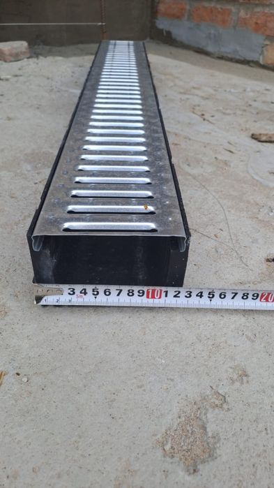 Лоток арычные с металической решеткой, разные размеры