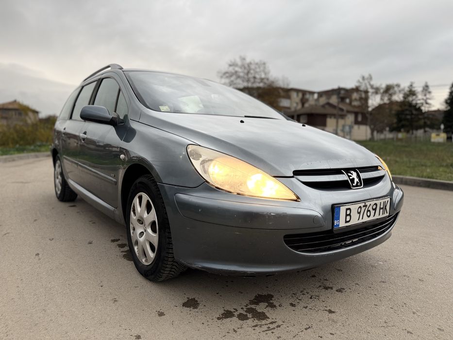 Peugeot 307 Sw 1.6 Hdi 7 места 2006г. Зимни гуми Всичко платено