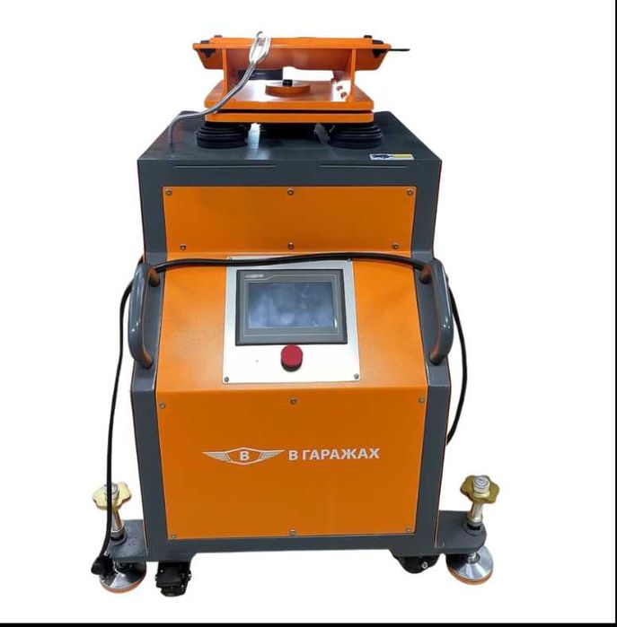 Вибростенд для диагностики подвески автомобиля с поворотным механизмом