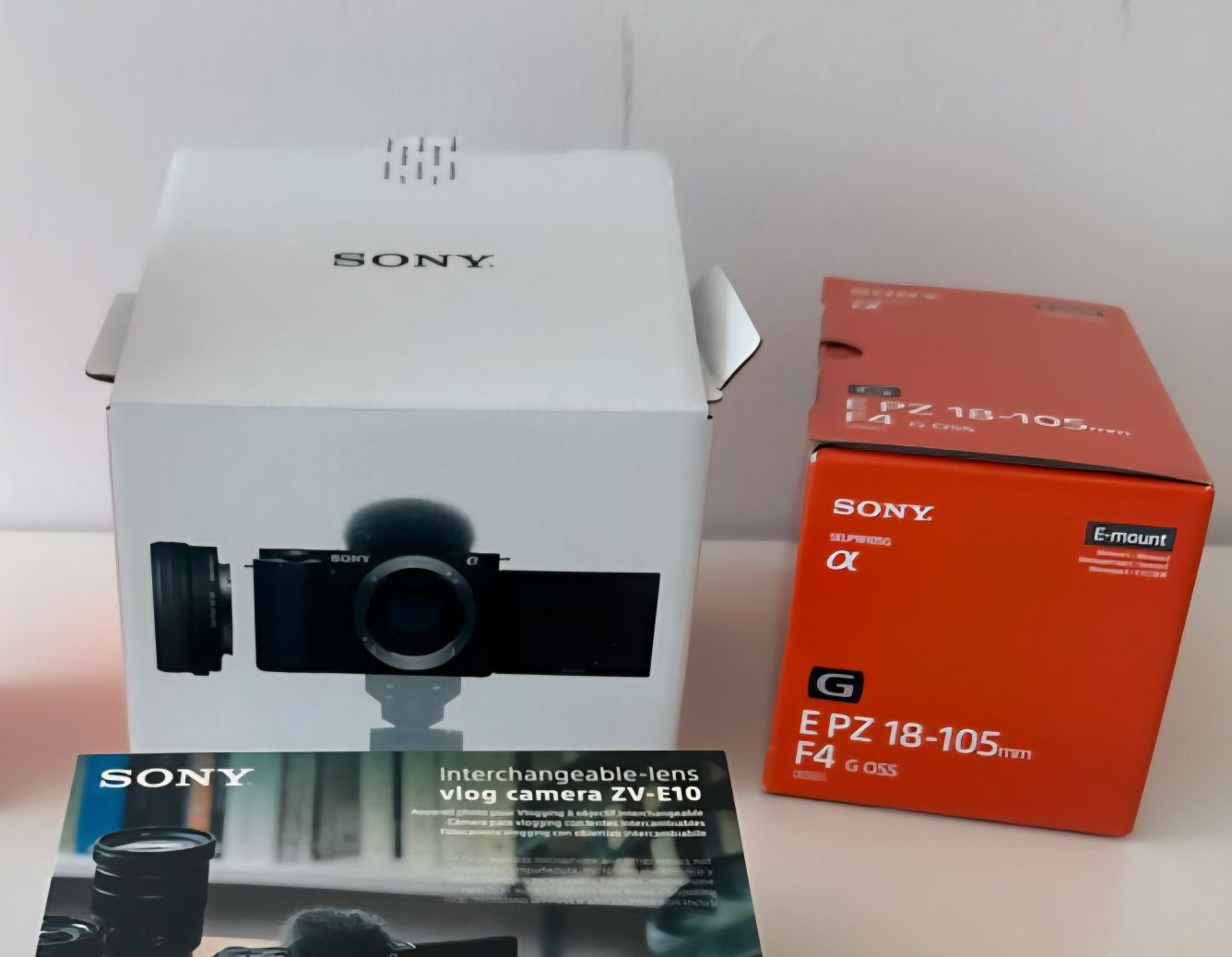 Sony ZV-E10 4K 18-105mm OSS G master foto aparat