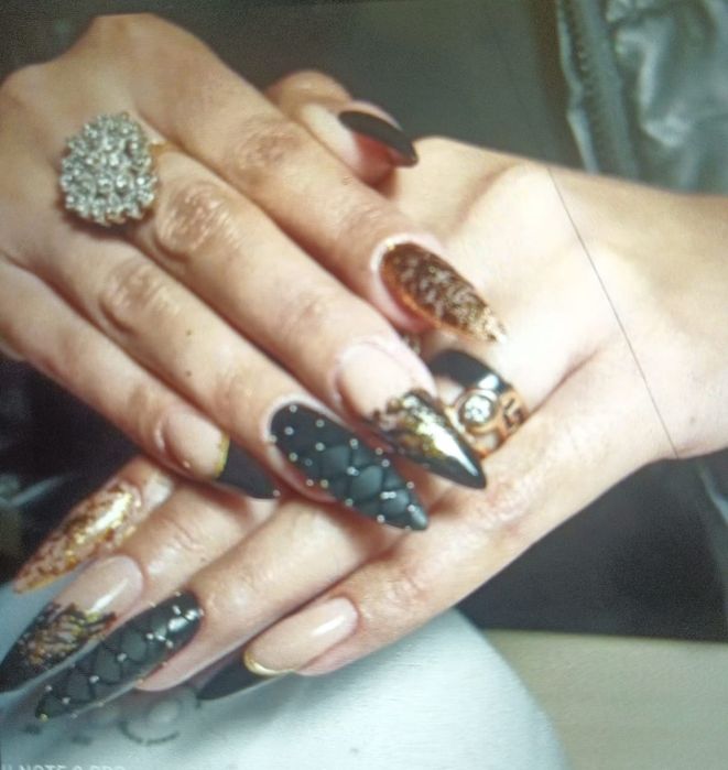 Маникюр с покрытием,наращивание