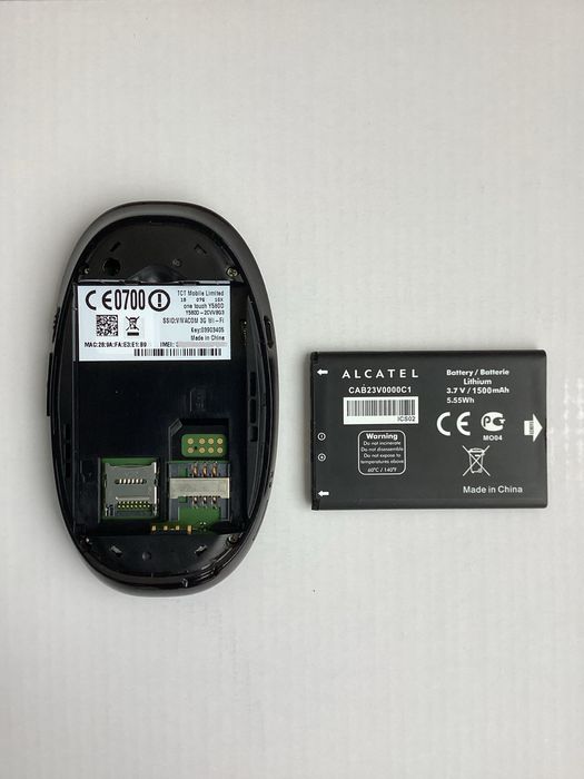 3G Безжичен Преносим Мини Рутер Бисквитка ALCATEL за Мобилен Интернет