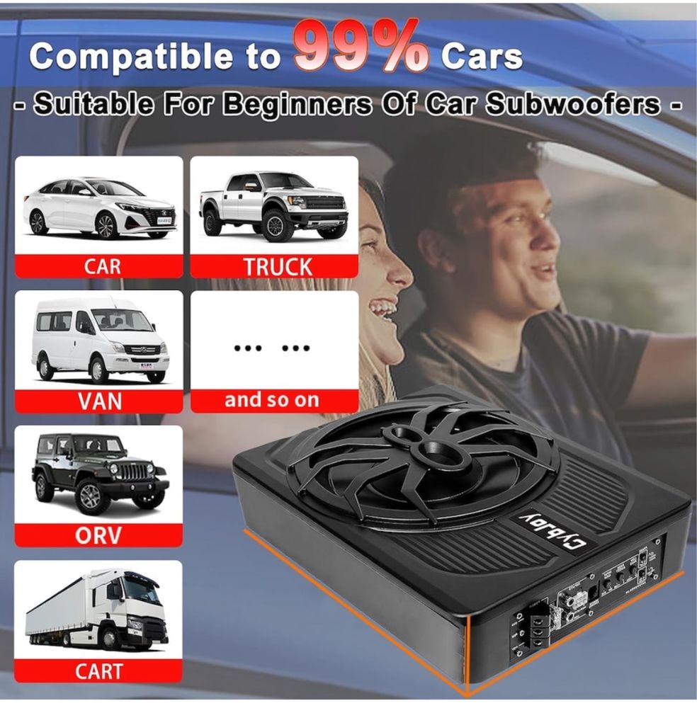 Чисто нов- Активен субуфер 800 Watt