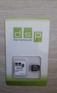 Микро sd карта 64 GB class 10, Micro SD Memory Card снимки клип