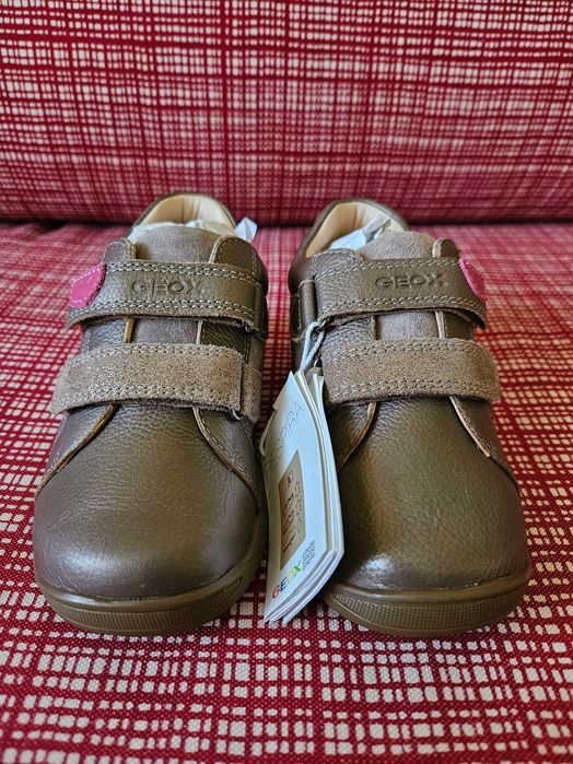 Noi: Pantofi Geox 25 piele moale integral, încălțăminte