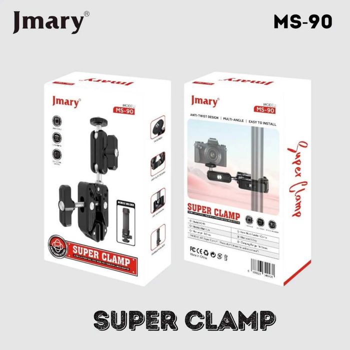 Крепление Jmary MS-90 Super Clamp 55 мм holder. Есть доставка