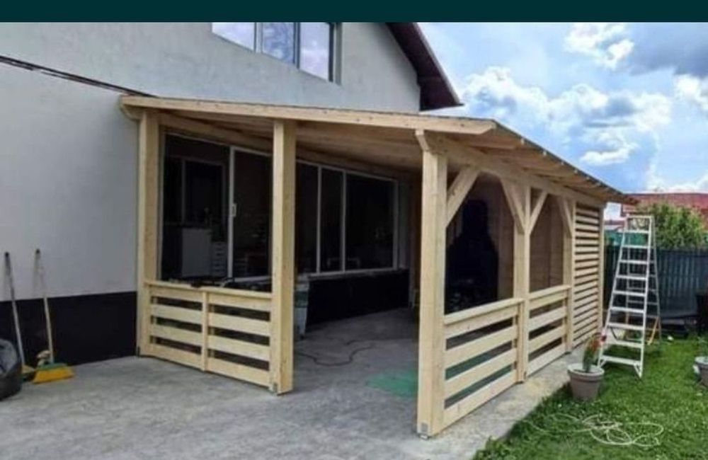 Executam terase pe structură de lemn sau metal