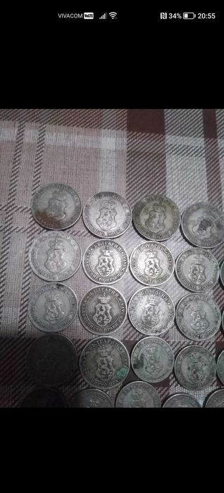 Лот от 35 броя монети Фердинант 1