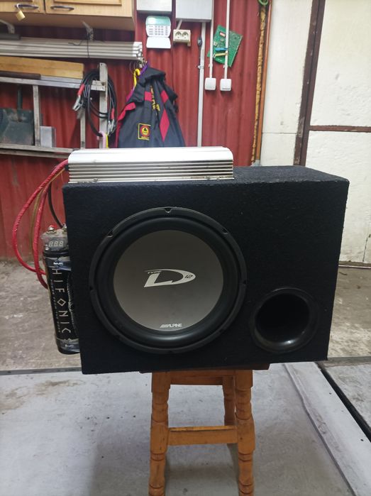 Subwoofer auto ALPINE complet