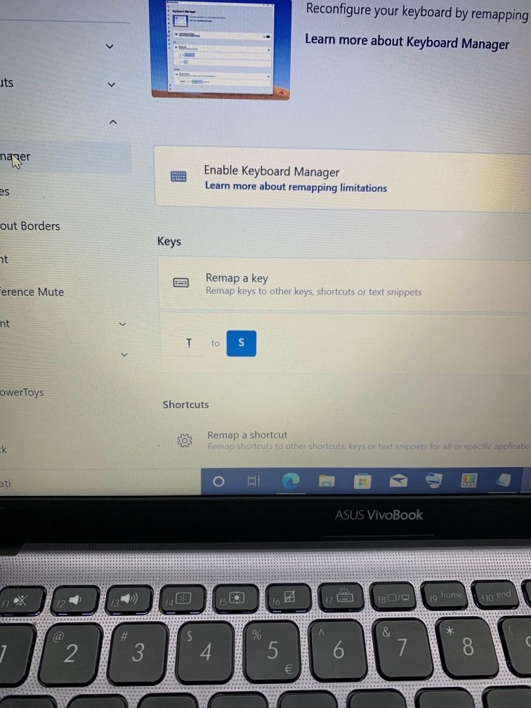 Laptop Asus X412F core i5 gen 8th,8gb ddr4 ,ssd 256  tasta S nu funct