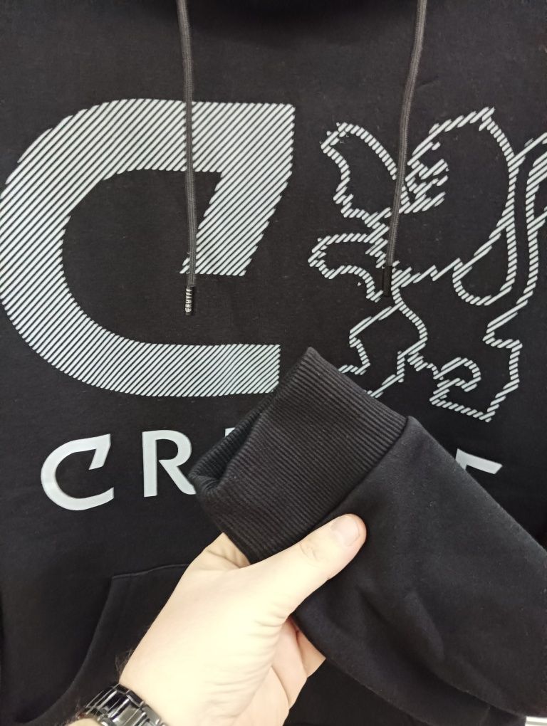 Оригинален суичър Cruyff Diagonal L , XL с качулка нов мъжки горнище