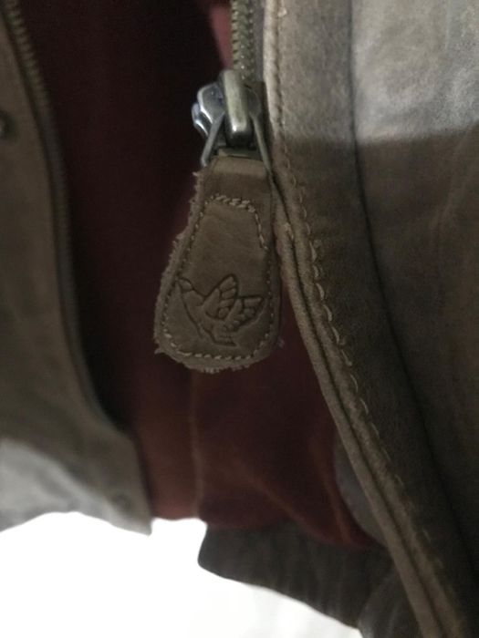 geaca de piele cortefiel