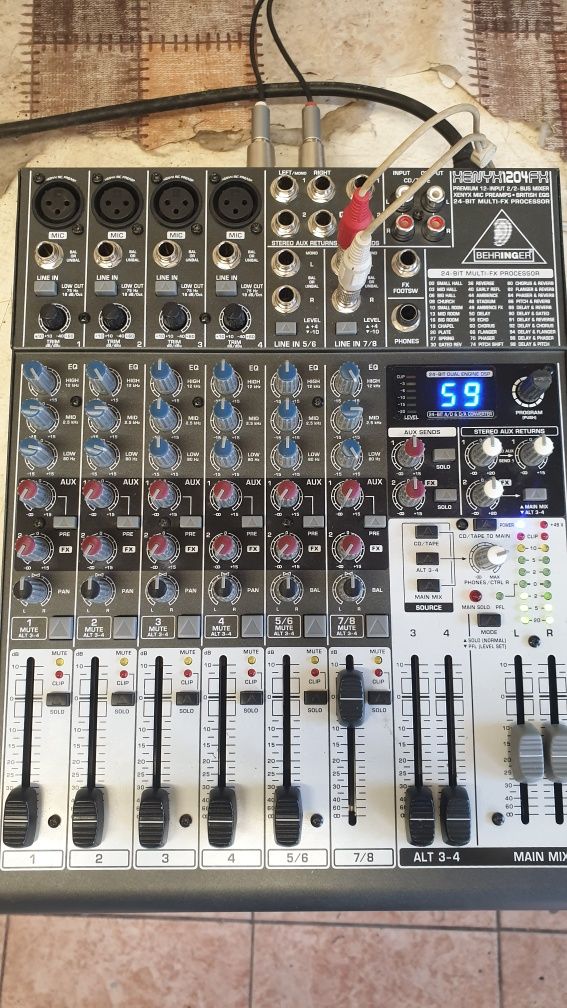 Mixere Yamaha Mg32/14fx/Samson Txm20 2x500w/Behringer Ddm4000/1204Fx