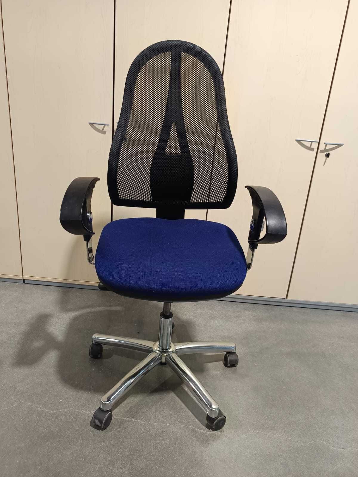 Scaun ergonomic Topstar Blue, spatar mesh negru