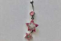 Pierce cercel buric roz pink