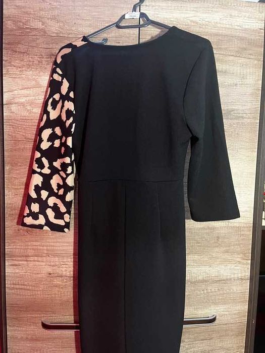 Rochie cu imprimeu de leopard, Shein
