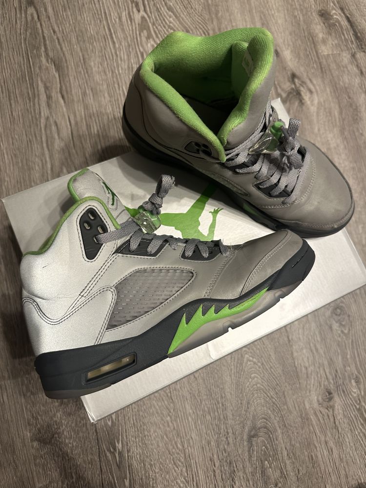 Jordan 5 Green Bean, conditie 8/10