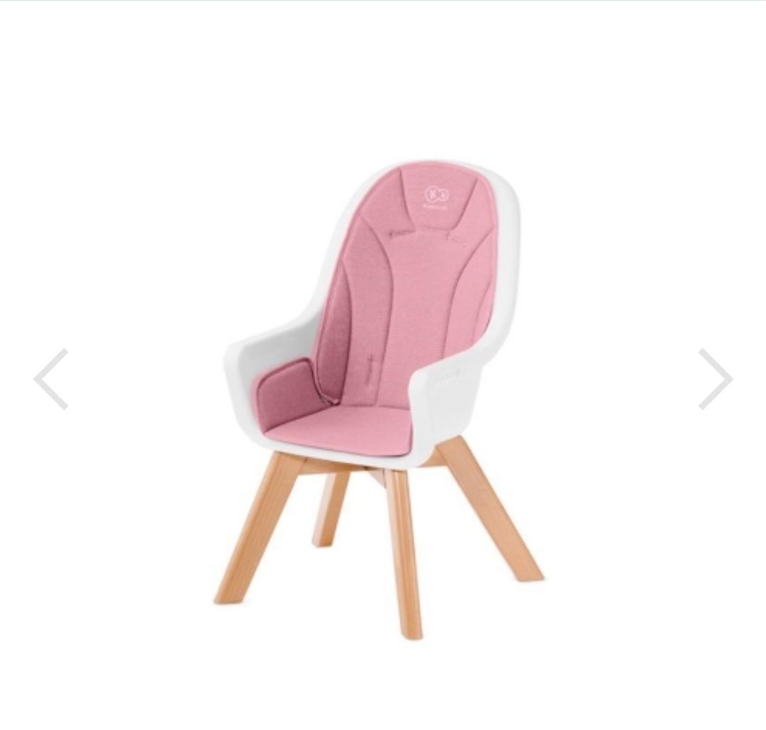 Scaun de masă 2 în 1 pentru bebeluși TIXI roz KINDERKRAFT