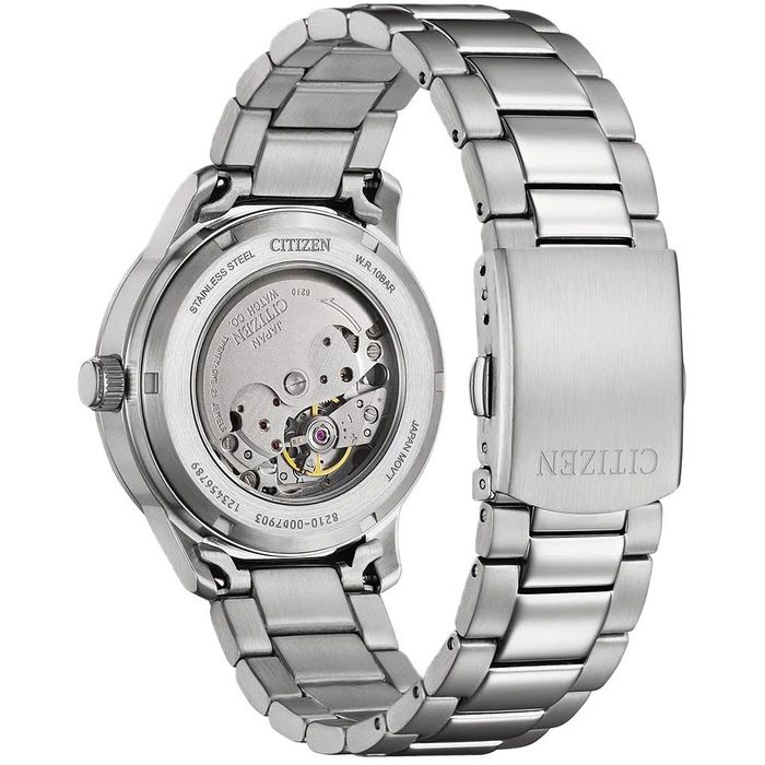 Citizen Automatic Оригинальные Японские часы с Черным циферблатом