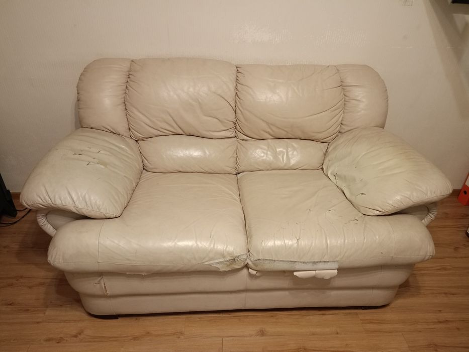 Диван и кресло комплект б/у