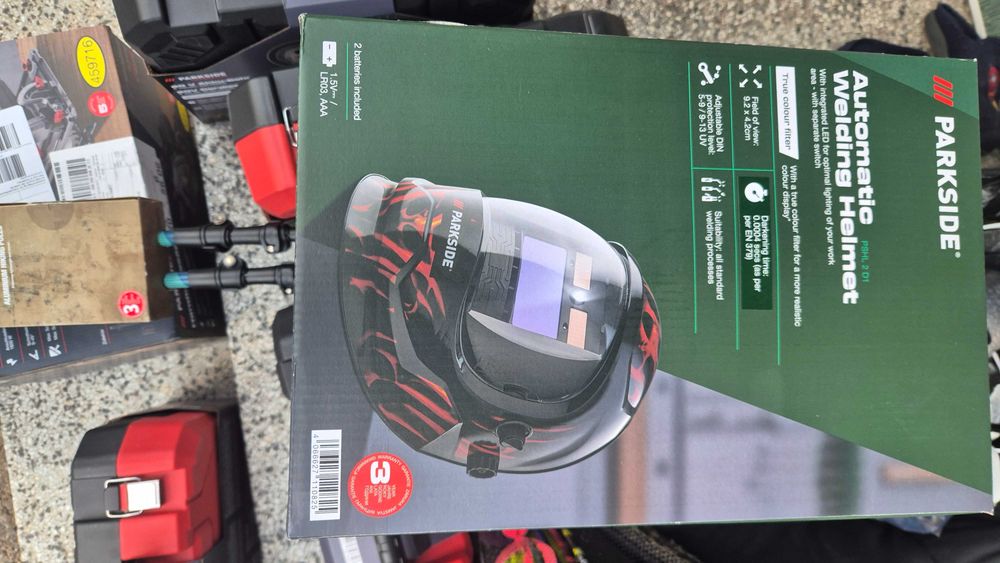 НОВ Parkside PSHL 2 D1 – Автоматичен заваръчен шлем