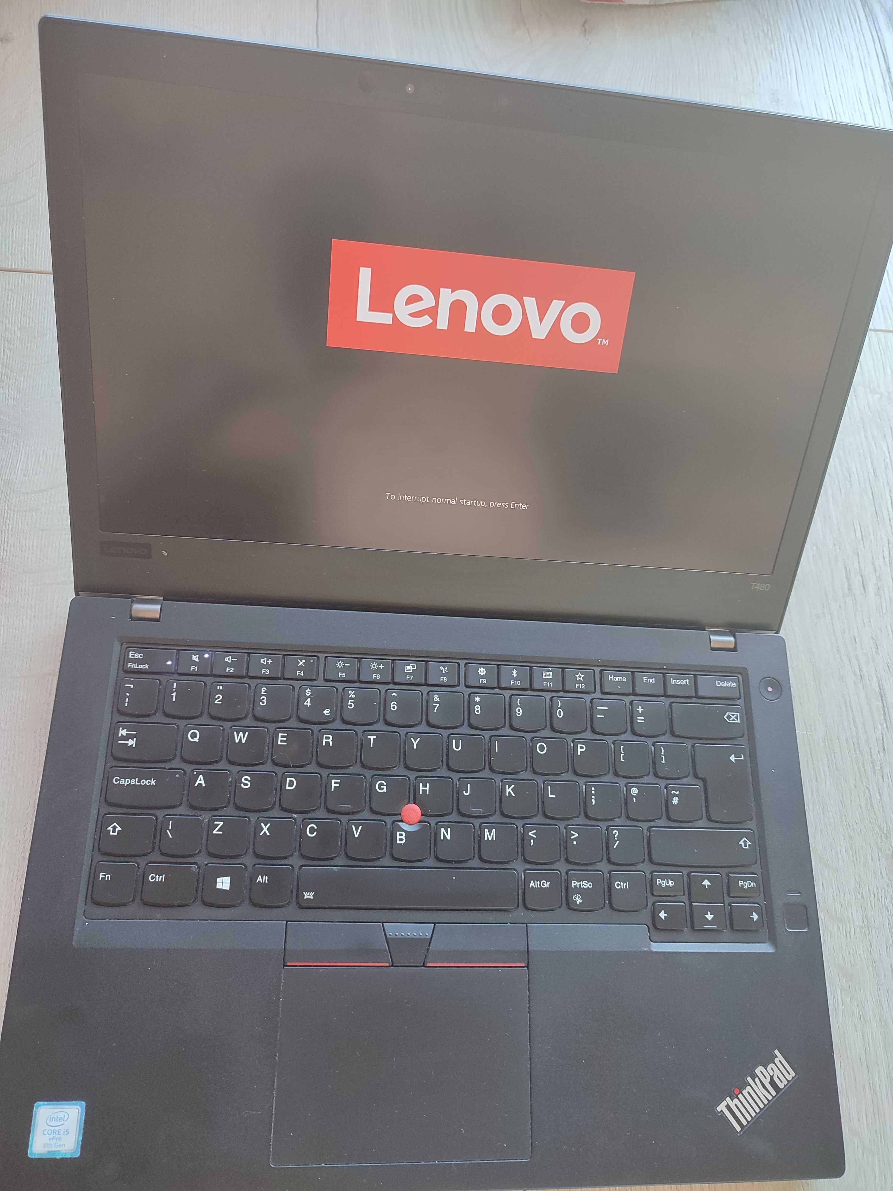 Lenovo ThinkPad T480/i5-8350U/8GB RAM/256GB /14" FHD Touchscreen/
