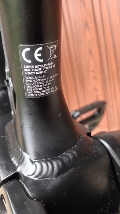 Електрически велосипед МТВ. CANYON  NEORON(размер М]