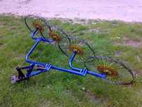 Grebla soare cu 4 sori pentru motocultor sau tractoras