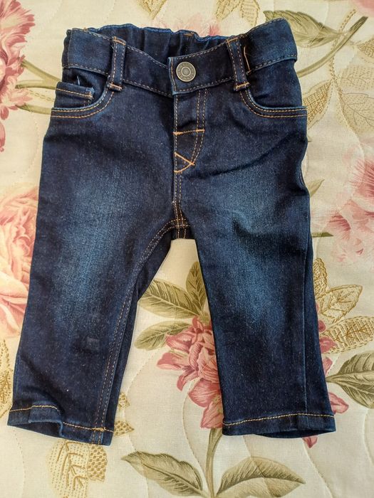 Бебешки дънки и риза 68 размер