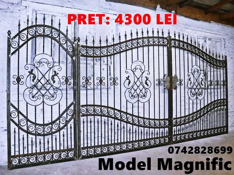 SUPER OFERTĂ! Porti Din 100% Fier Forjat Si Tabla Traforata De Vanzare