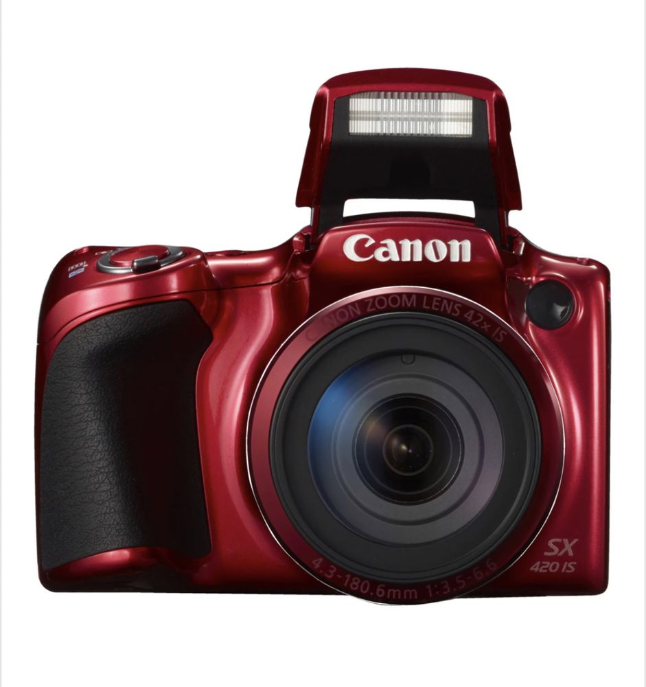 Aparat foto digital Canon PowerShot SX420 IS, 20MP, Rosu
