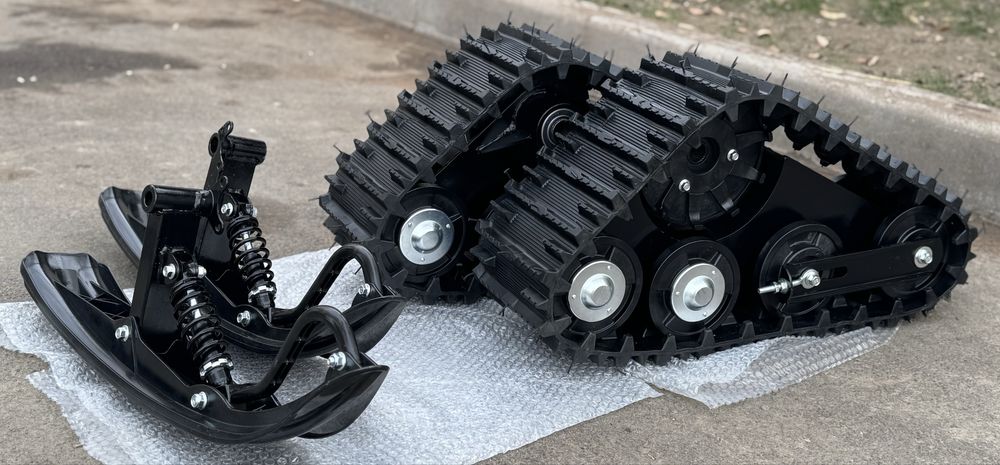 Зимний комплект | Гусеницы + Лыжи на квадроцикл от 150 куб и выше