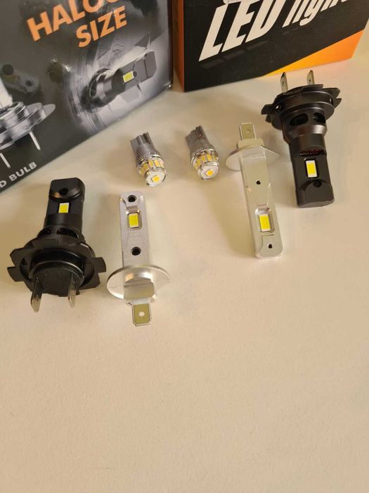 Set LED H1+H7 slim ~fără adaptoare~