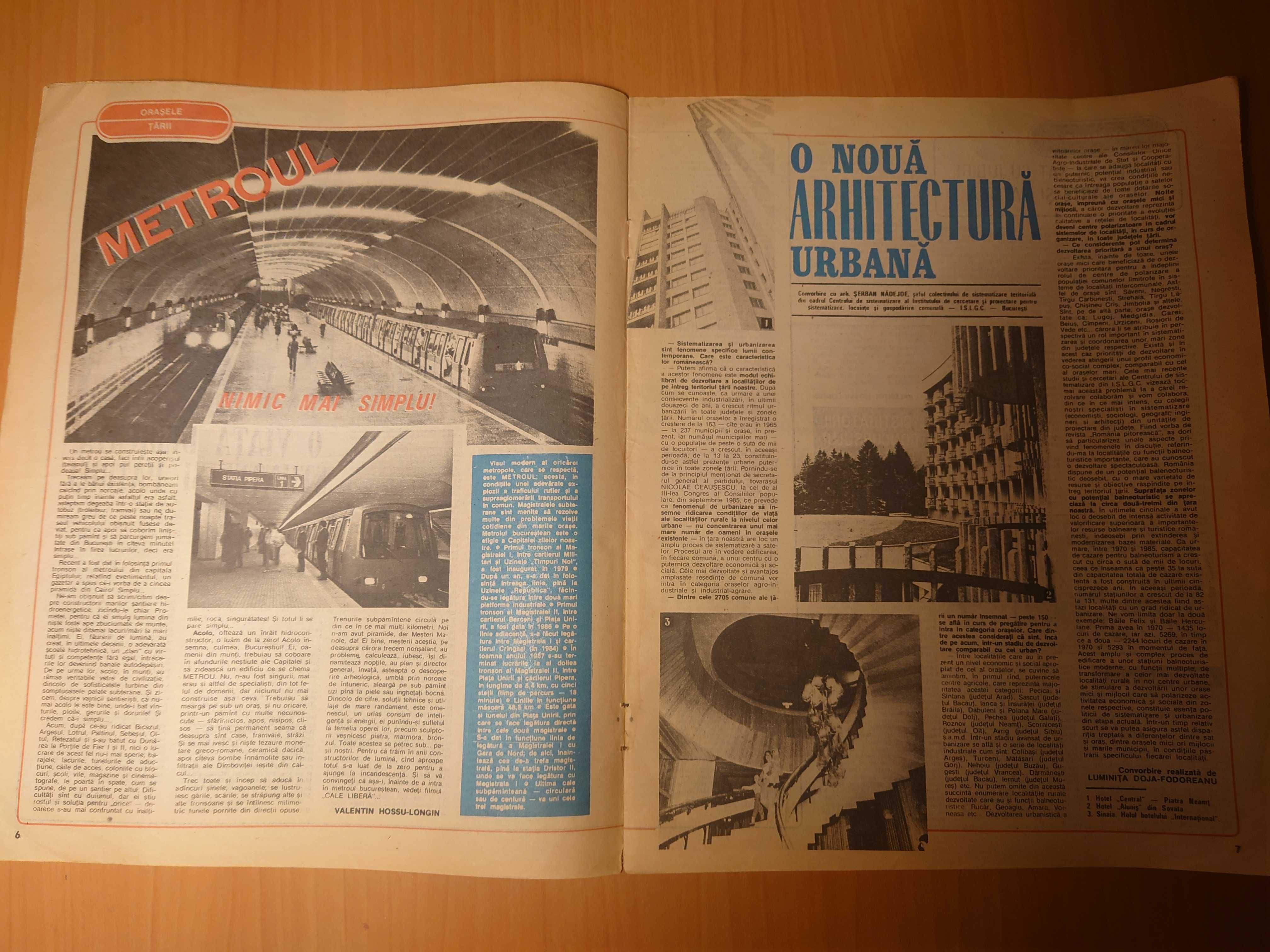 Revista Romania Pitoreasca nr. 1, ian. 1988 - Nicolae Ceausescu