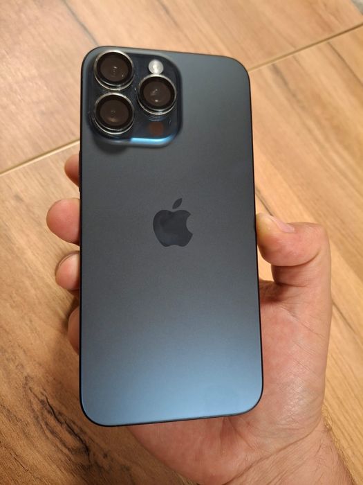 iPhone 15 Pro Max 256GB Blue Titanium – Baterie 100%, ca nou!