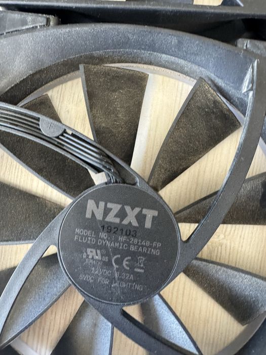 Комплект вентилатори NZXT + RGB контролер