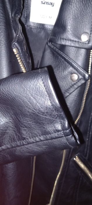 Geaca imitatie piele 122 cm