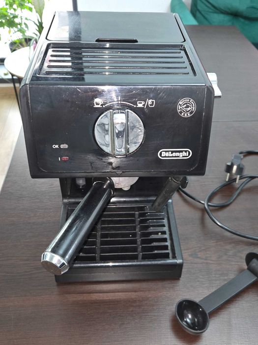 Espressor manual De'Longhi ECP 31.21, 1100W, 15 bari, 1.1 l, Negru