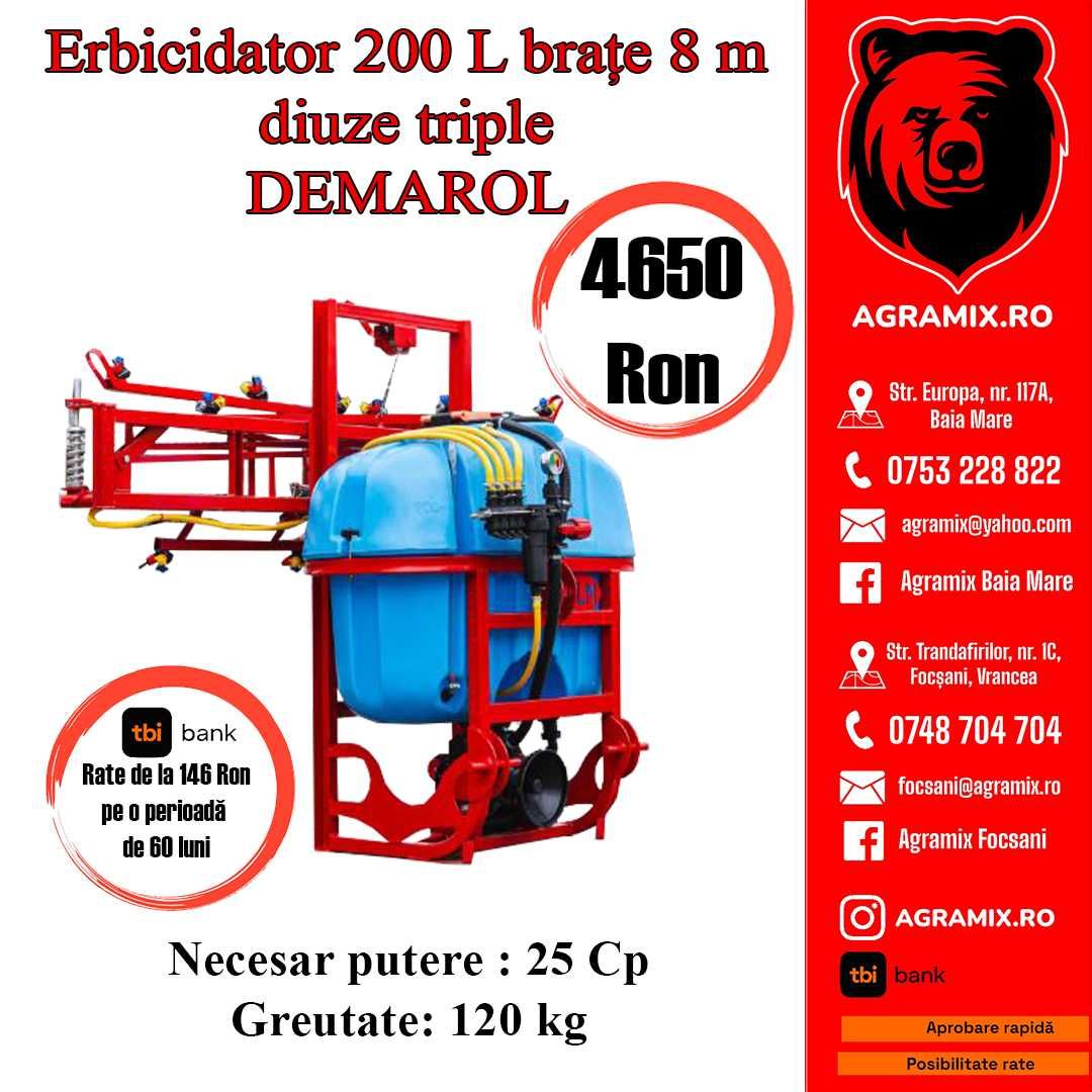 Erbicidator pompe erbicidat noi DEMAROL 200-800 L Agramix