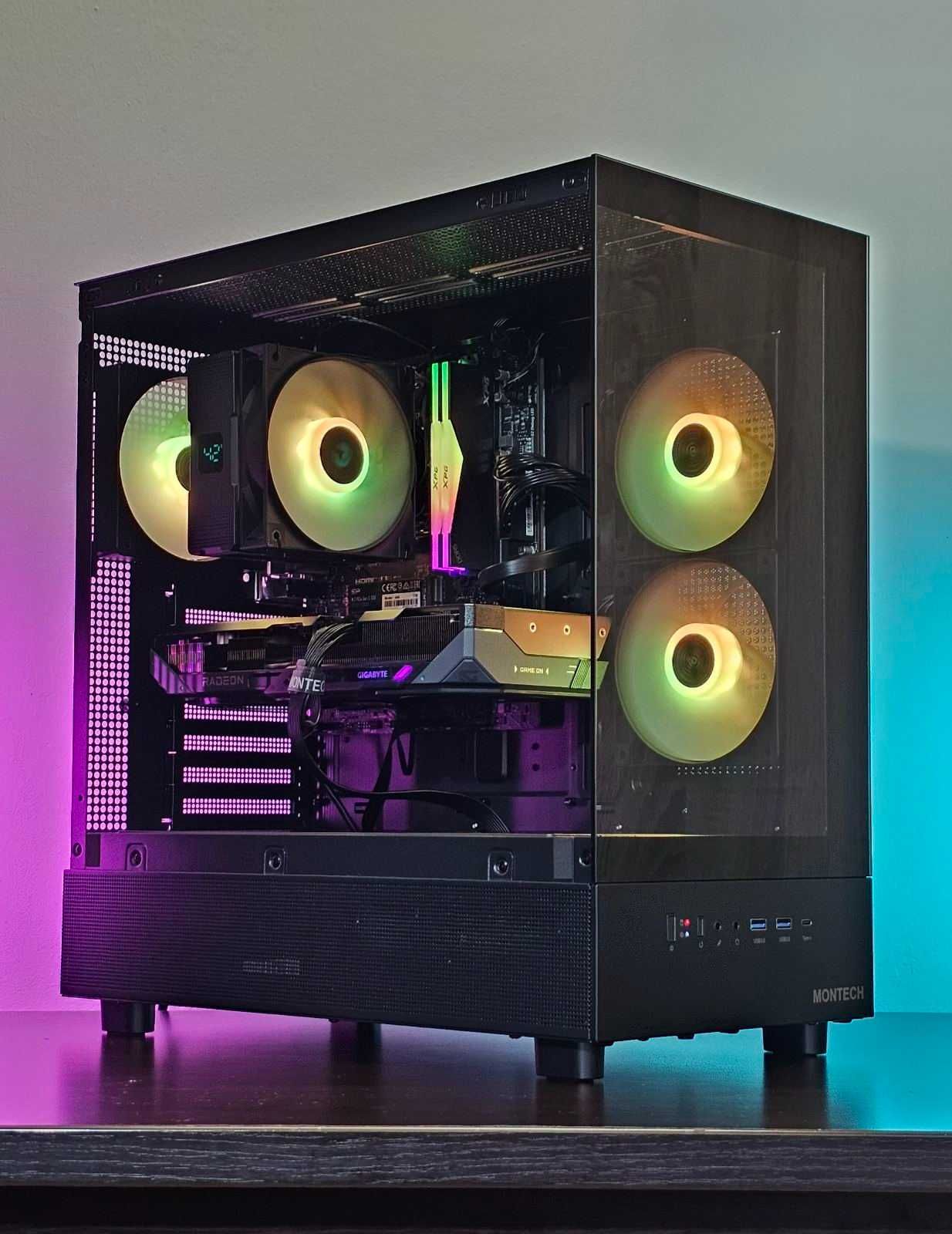 RX 9070 16GB/Ryzen 7-7800X3D/RAM 32GB/SSD 1TB/Чисто Нов+Гаранция!