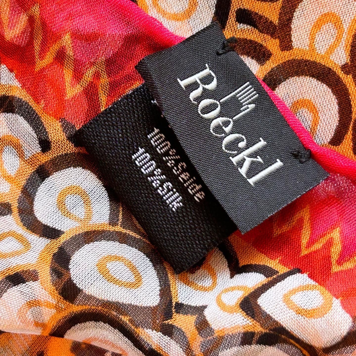 Копринен цветен изящен шал Roeckl & кожен портфейл 5th avenue