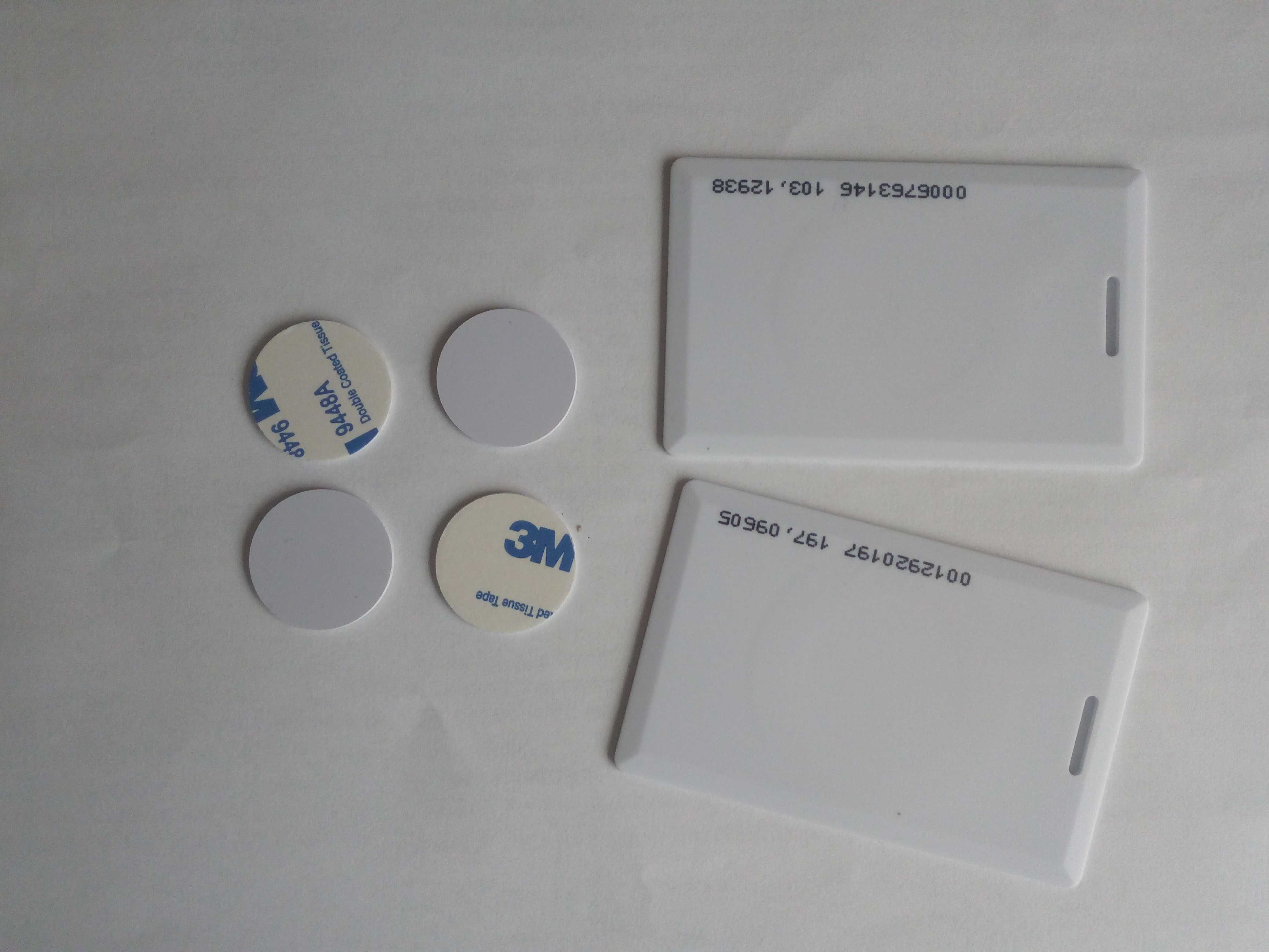 Cartela interfon, breloc chei, tag de proximitate RFID, card cod bare