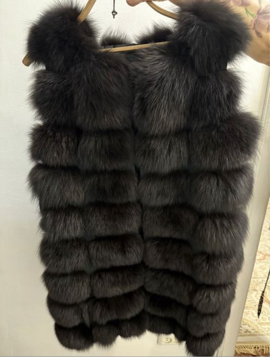 Натуральная писцовая жилетка тр