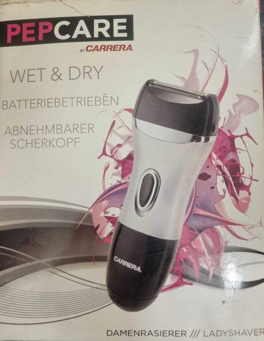 Vand aparat de ras wet & dry, cu baterii 2xAA, Made in Germany