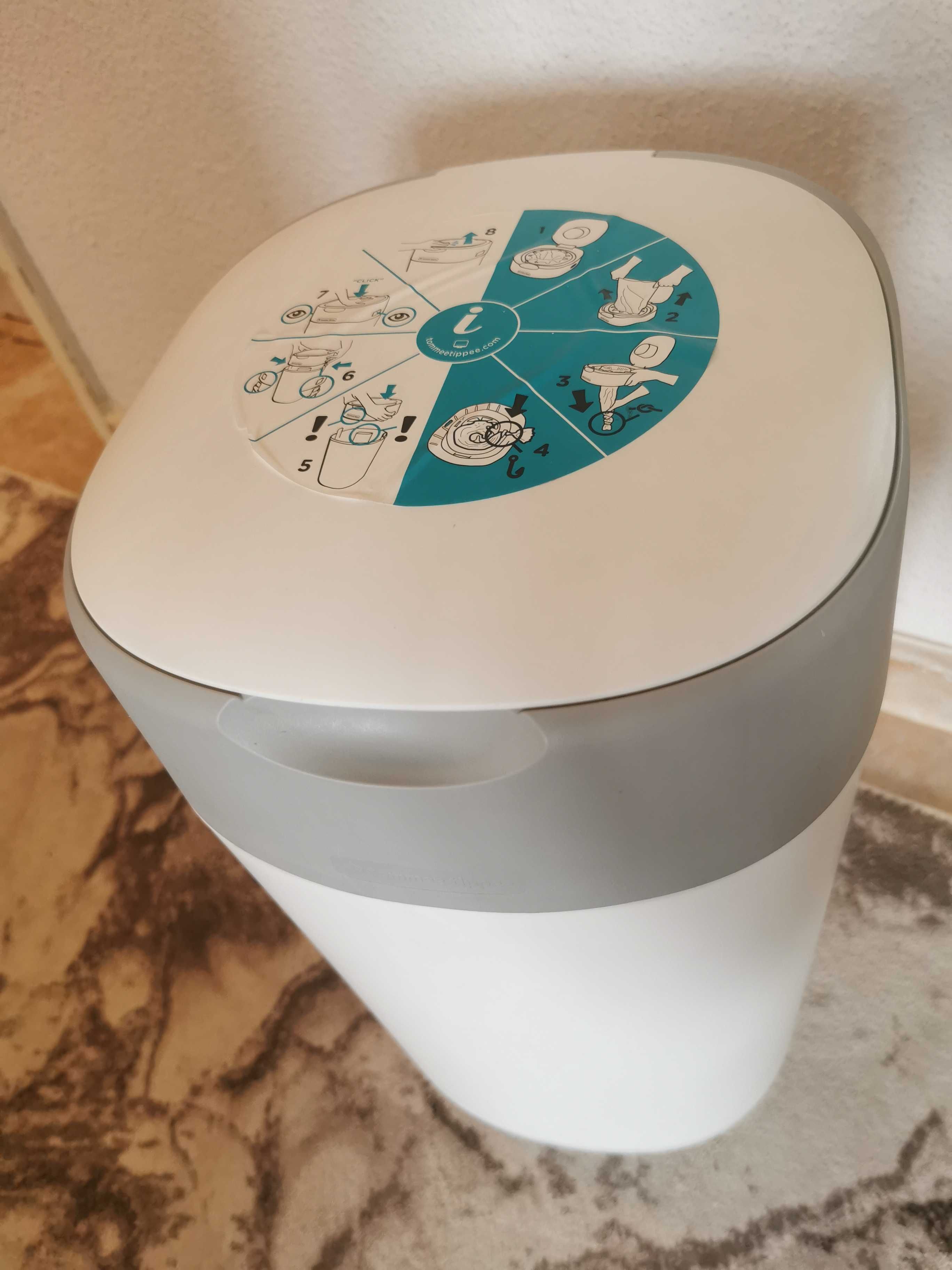 TOMMEE TIPPEE Хигиенен кош за памперси TWIST&CLICK Бял