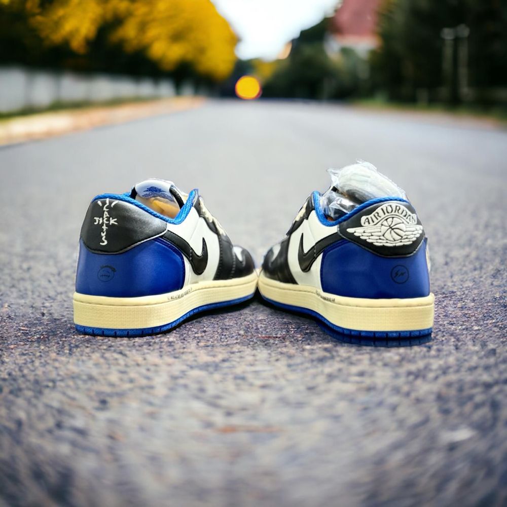 Adidasi Jordan x Travis Scott x Fragment Air Jordan 1 Low OG SP