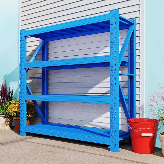 Garaj uchun mustaxkam temir stellaj|  chirimidigan va zanglamaydigan