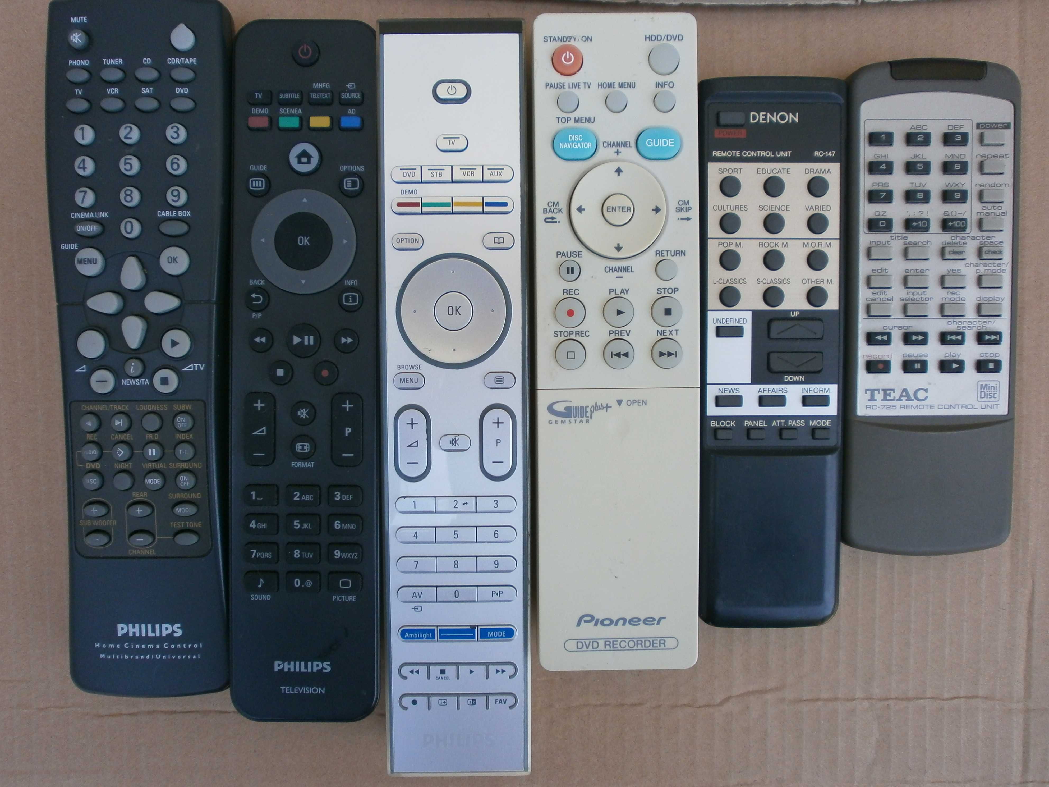 telecomenzi pentru diverse aparate